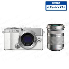 オリンパス PEN E-P7 ボディ ホワイト + 望遠ズームレンズセット M.ZUIKO DIGITAL ED 40-150mm F4.0-5.6 R シルバー OLYMPUS