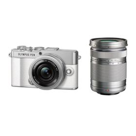 オリンパス OLYMPUS PEN E-P7 EZダブルズームキット ミラーレス一眼カメラ E-P7-EZWZK-WH ホワイト OM SYSTEM