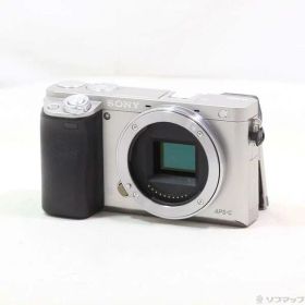 【中古】SONY(ソニー) α6000 ボディ シルバー ILCE-6000 【348-ud】