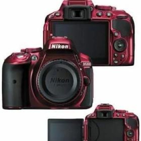 【中古】Nikon デジタル一眼レフカメラ D5300 レッド 2400万画素 3.2型液晶 D5300 RED