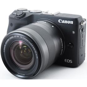 キヤノン ミラーレス CANON EOS M3 レンズキット ブラック 中古 Wi-Fi搭載 新品SDカード付き 届いてすぐに使える スマホに送れる 動画撮影 長期保証