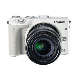 Canon ミラーレス一眼カメラ EOS M3 レンズキット(ホワイト) EF-M18-55mm F3.5-5.6 IS STM 付属 EO