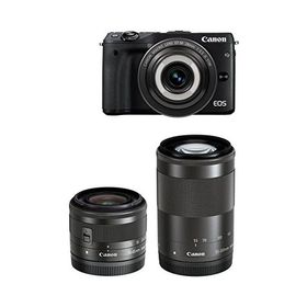 Canon ミラーレス一眼カメラ EOS M3(ブラック)・クリエイティブマクロ トリプルレンズキット EOSM3BK-CMTLK