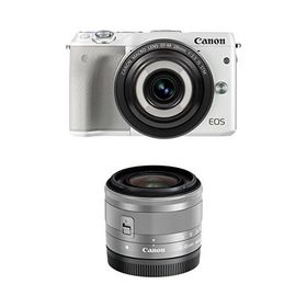 Canon ミラーレス一眼カメラ EOS M3(ホワイト)・クリエイティブマクロ ダブルレンズキット EOSM3WH-CMWLK