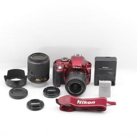 Nikon デジタル一眼レフカメラ D3300 ダブルズームキット2 レッド