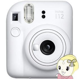 インスタントカメラ チェキ instax mini 12 FUJIFILM 富士フイルム クレイホワイト