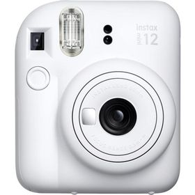 FUJIFILM 富士フイルム チェキ INSTAX mini 12 クレイホワイト(INS 12 WHITE)