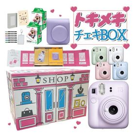 富士フイルム チェキ instax mini12 インスタックスミニ フィルム40枚 アルバムetc トキメキギフトBOX （8点セット）