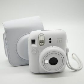 【ほぼ新品】富士フイルム Instax Mini 12 インスタントカメラ - クレイホワイト