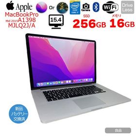 【新品バッテリー交換済】Apple MacBook Pro 15.4inch MJLQ2J/A A1398 Mid 2015 選べるOS [core i7 4770HQ 16G SSD256GB 無線 BT カメラ 15.4インチ ] :良品