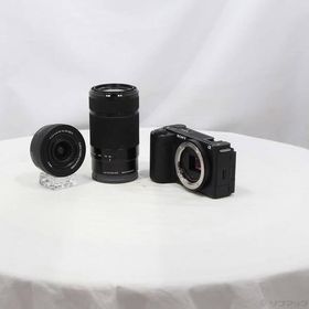 〔中古〕SONY(ソニー) VLOGCAM ZV-E10 II ダブルズームレンズキット ブラック ZV-E10M2X B〔269-ud〕