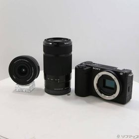 〔中古〕SONY(ソニー) VLOGCAM ZV-E10 II ダブルズームレンズキット ブラック ZV-E10M2X B〔198-ud〕