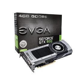 EVGA GeForce GTX 980 4 GBグラフィックスカードゲーム、サイレント冷却04 g-p4 - 2980-kr