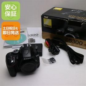 ニコン(Nikon)の超美品 D5300 ブラック M777(デジタル一眼)