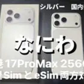 香港版SIMトレイありiPhone17 Pro Max 256GB Silver