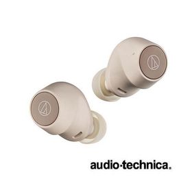 完全ワイヤレスイヤホン ATH-CKS30TW+ ライトベージュ BG ノイズキャンセリング ハンズフリー通話 トークスルー機能 防水 防じん audio-technica オーディオテク