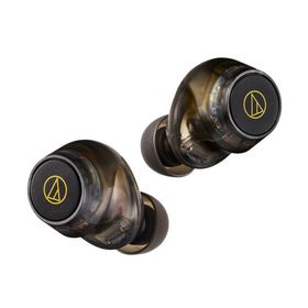 オーディオテクニカ ノイズキャンセリング機能搭載 完全ワイヤレスBluetoothイヤホン(スケルトン) audio-technica ATH-CKS30TW+TBK 返品種別A