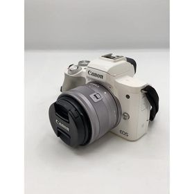 CANON◆デジタル一眼カメラ EOS Kiss M EF-M15-45 IS STM レンズキット [ホワイト]