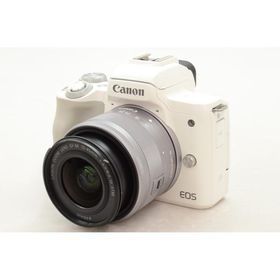 [中古]Canon EOS Kiss M ダブルズームキット ホワイト