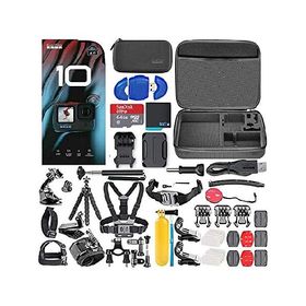 【平行輸入品】Woodland Hills カメラ GoPro HERO10 (Hero 10) アクション (ブラック) デラックスアクセサリ