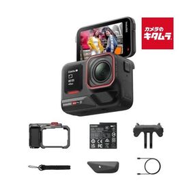 Insta360 Ace Pro2 ストリート撮影キット ミッドナイトブラック シングルバッテリー：スレート・グレー（CINSBBGA-ACEPRO244） ビデオカメラ 《納期未定》