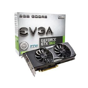 EVGA GeForce GTX 960 グラフィックカード - 1.30 GHz コア - 1.37 GHz ブーストクロック - 2 GB GDDR5 SDRAM - PCI Express 3.0 x16 - デュアル02G-P4-2968-KR