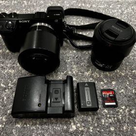 値下げSONY ソニー αシリーズ NEX-7 SEL1855、SEL50F18