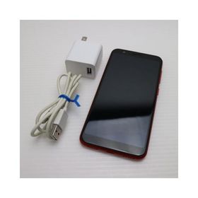 新品同様 ZenFone Max (M1) レッド スマホ 本体 白ロム 中古 あすつく 土日祝発送OK