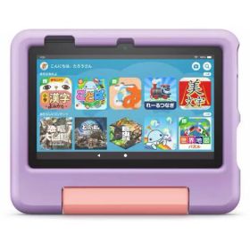 新品 Fire 7 キッズモデル 16GB タブレット パープル Amazon
