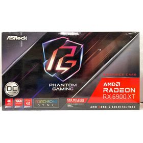 中古 グラフィックボード ASRock Radeon RX 6900 XT Phantom Gaming D 16G OC RX6900XT PGD 16GO 16GB/GDDR6/DPx3 HDMIx1