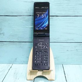 docomo SH-02L AQUOS SHARP ケータイ ブラック 本体 白ロム SIMロック解除済み SIMフリー 469456