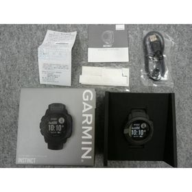 @【未使用品】 GARMIN ガーミン INSTINCT タフネスGPSアウトドアウォッチ Graphite インスティンクト 010-02064-12