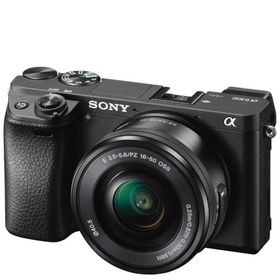 ソニー SONY α6300 ILCE-6300L レンズキット ブラック ミラーレス 一眼レフ カメラ レンズ 中古