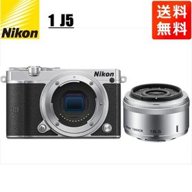 ニコン Nikon J5 シルバーボディ 18.5mm 1.8 シルバー 単焦点 レンズセット ミラーレス一眼 カメラ 中古