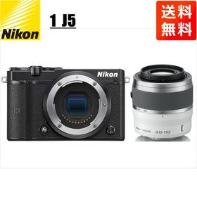ニコン Nikon J5 ブラックボディ 30-110mm ホワイト 望遠 レンズセット ミラーレス一眼 カメラ 中古