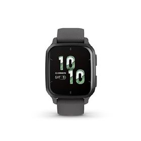 Garmin Venu(R) Sq 2 GPS Smartwatch, All-Day Health Monitoring, Long-Lasting Battery Life, AMOLED Display, Slate and Shadow Gray