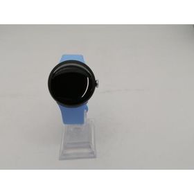 【中古】Google Pixel Watch2 Bluetooth/Wi-Fiモデル PolishedSilverアルミケース/Bayアクティブバンド【なんば】保証期間１ヶ月【ランクB】