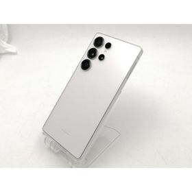 【中古】SAMSUNG 国内版 【SIMフリー】 Galaxy S25 Ultra チタニウムホワイトシルバー 12GB 256GB SM-S938Q【ECセンター】保証期間１ヶ月【ランクA】