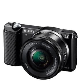 ソニー SONY α5000 ILCE-5000 レンズセット ブラック ミラーレス 一眼レフ カメラ 中古