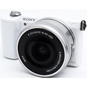 ソニー ミラーレス SONY α5000 パワーズームレンズキット ホワイト Wi-Fi搭載 中古 SDカード付き 届いてすぐに使える