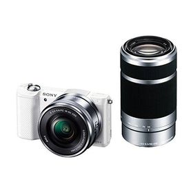 中古 1年保証 美品 SONY α5000 ダブルズームレンズキット ホワイト [ILCE-5000Y]