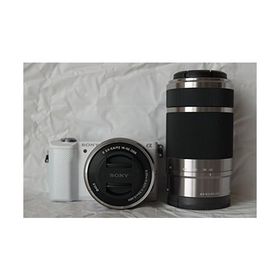 SONY ミラーレス一眼 α5000 ダブルズームレンズキット ホワイト ILCE-5000Y-W