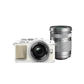 【平行輸入品】OLYMPUS PEN E-PL7 EZダブルズームキット ホワイト ミラーレス一眼 E-PL7 EZ DZKIT WHT