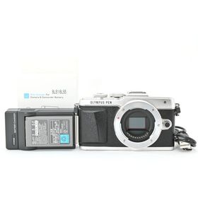 美品 OLYMPUS ミラーレス一眼 PEN E-PL7 ボディ シルバー