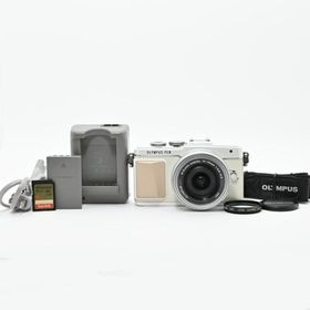 ＜美品＞ OLYMPUS PEN Lite E-PL7 14-42mm EZレンズキット シルバー｜シャッター3545枚