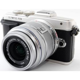 オリンパス ミラーレス OLYMPUS PEN Lite E-PL7 レンズキット シルバー 中古 Wi-Fi搭載 新品SDカード付き 届いてすぐに使える