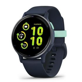 日本正規品 GARMIN ガーミン スマートウォッチ ヴィヴォアクティブ５ vivoactive 5 Blue / Blue Met (Suica対応) ダイエット フィットネス 010-02862-42