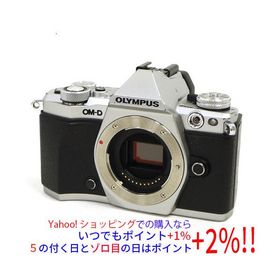 【中古】OLYMPUS 一眼レフ OM-D E-M5 Mark II ボディ シルバー 本体いたみ