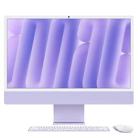 24インチiMac [整備済製品] 8コアCPUと8コアGPUを搭載したApple M4チップ、ギガビットEthernet - パープル