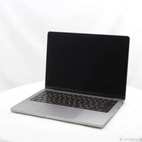 〔中古品〕 MacBook Pro 14.2-inch Late-2021 MKGP3J／A Apple M1 Pro 8コアCPU_14コアGPU 16GB SSD512GB スペースグレイ 〔15.3 Sequoia〕【344】